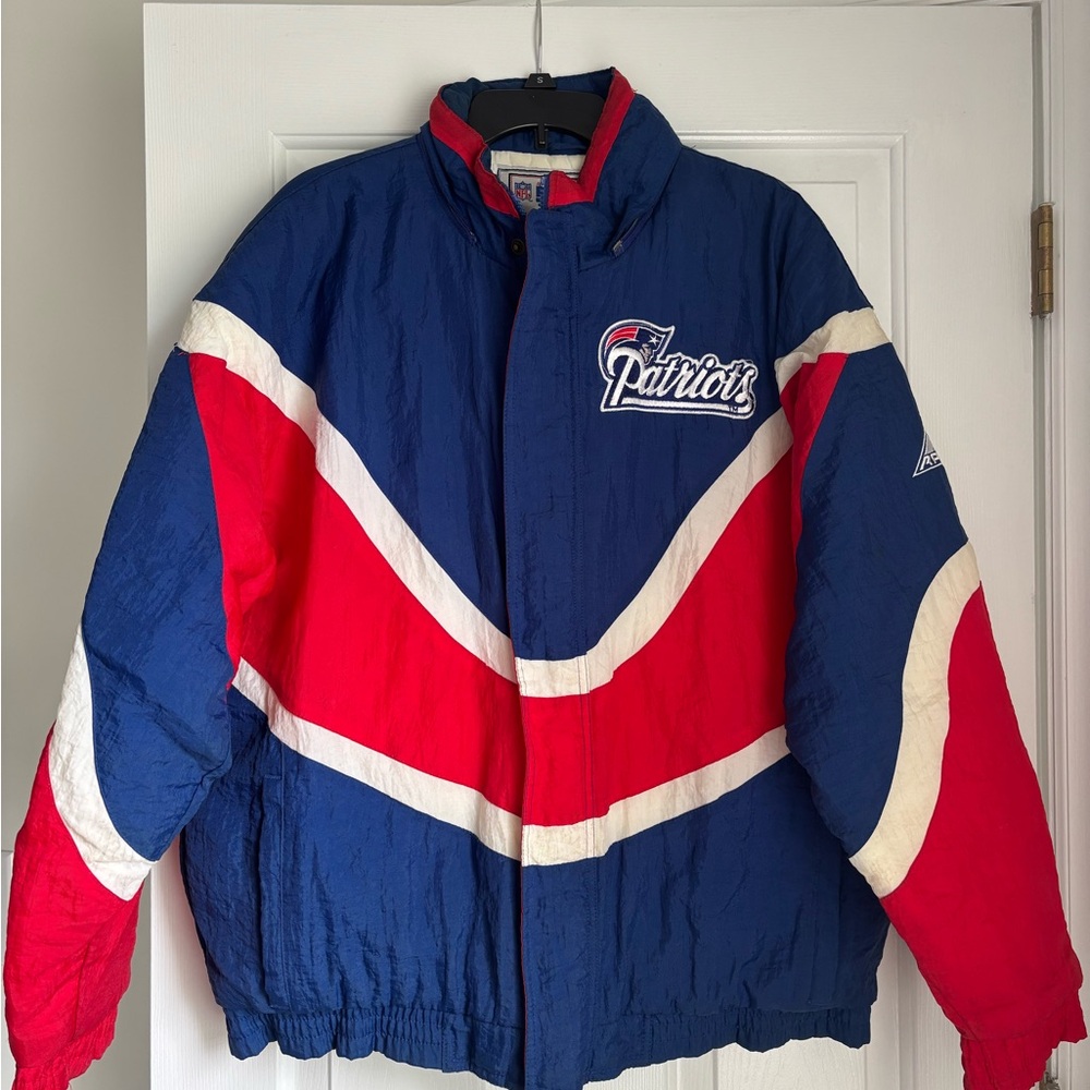 Vintage 90s Apex One New England Patriots Jacket